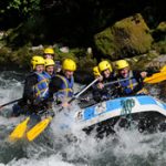 Whitewater rafting in Les Gets, France