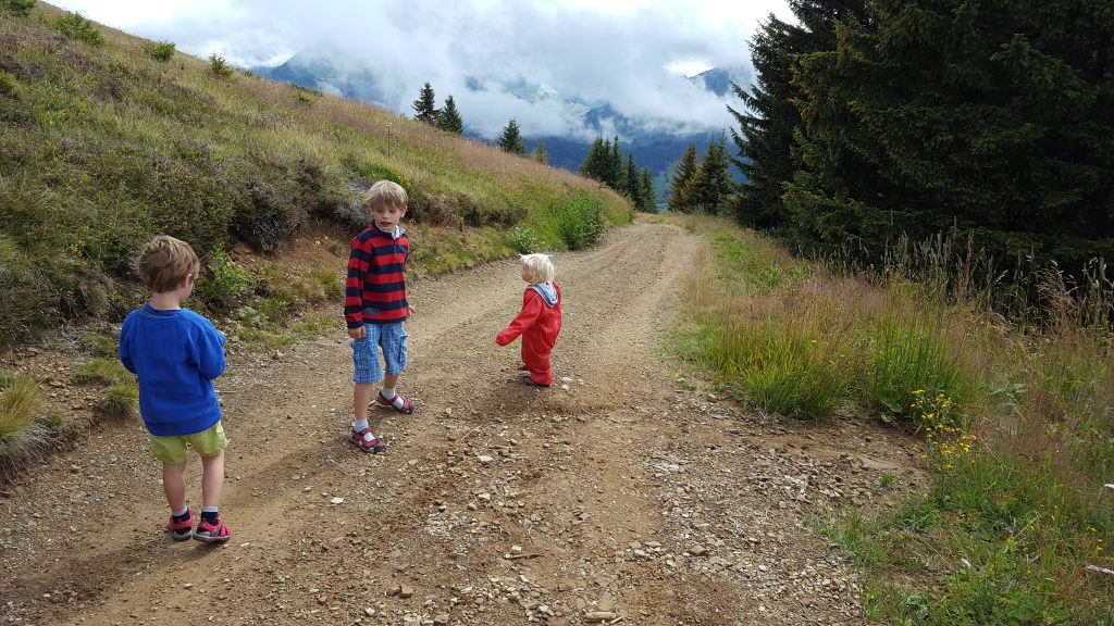 Long walks for small legs on Mont Chery Les Gets