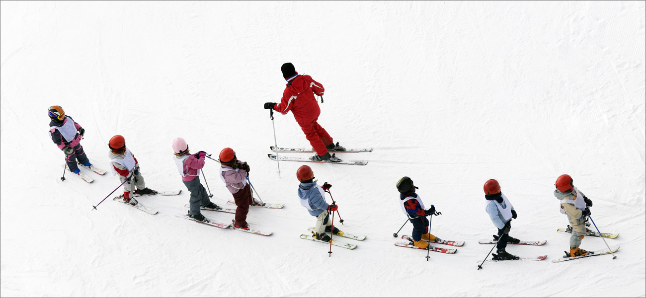 Ski lessons in Les Gets