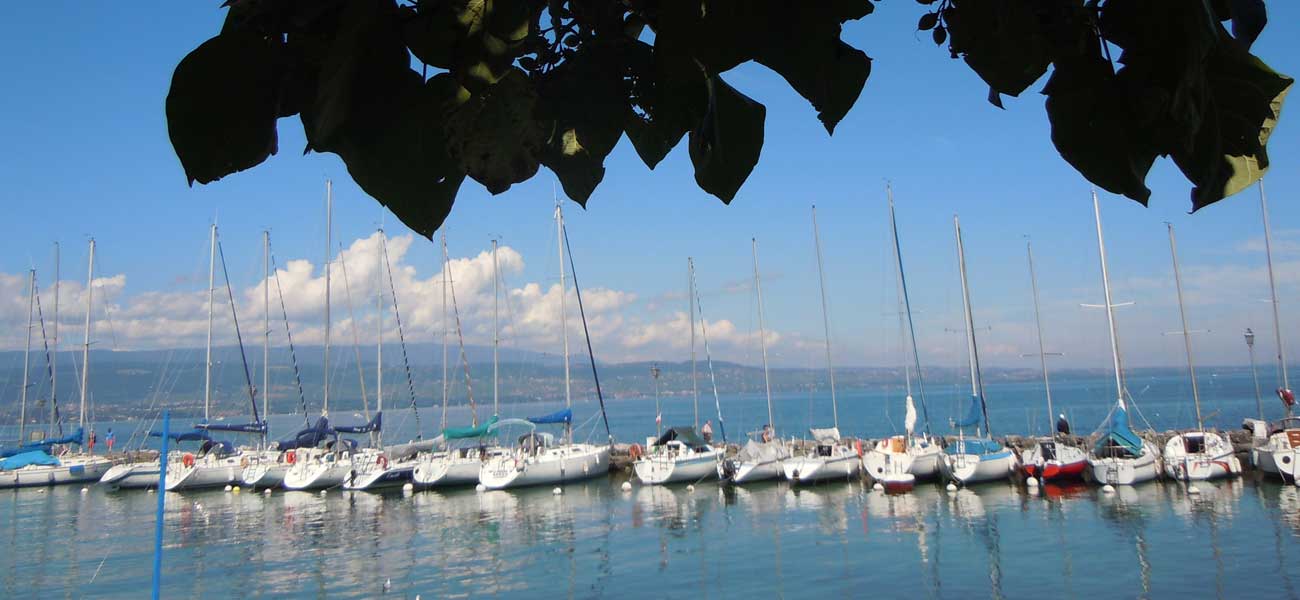 Harbour at Yvoire on Lake Geneva